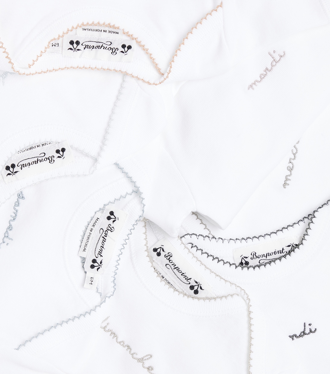 Baby set of 7 printed cotton jersey bodysuits | Bonpoint