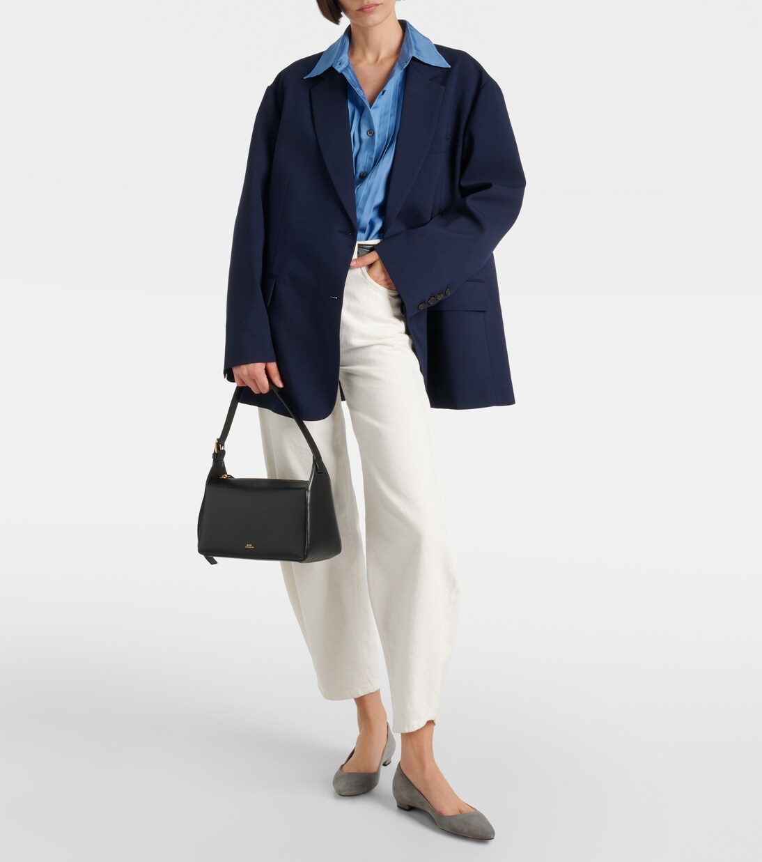 Lanza BB suede ballet flats | Manolo Blahnik