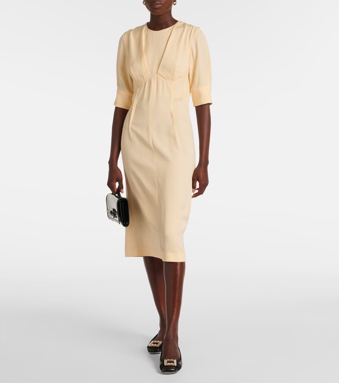 Tres Vivier embellished leather ballet flats | Roger Vivier