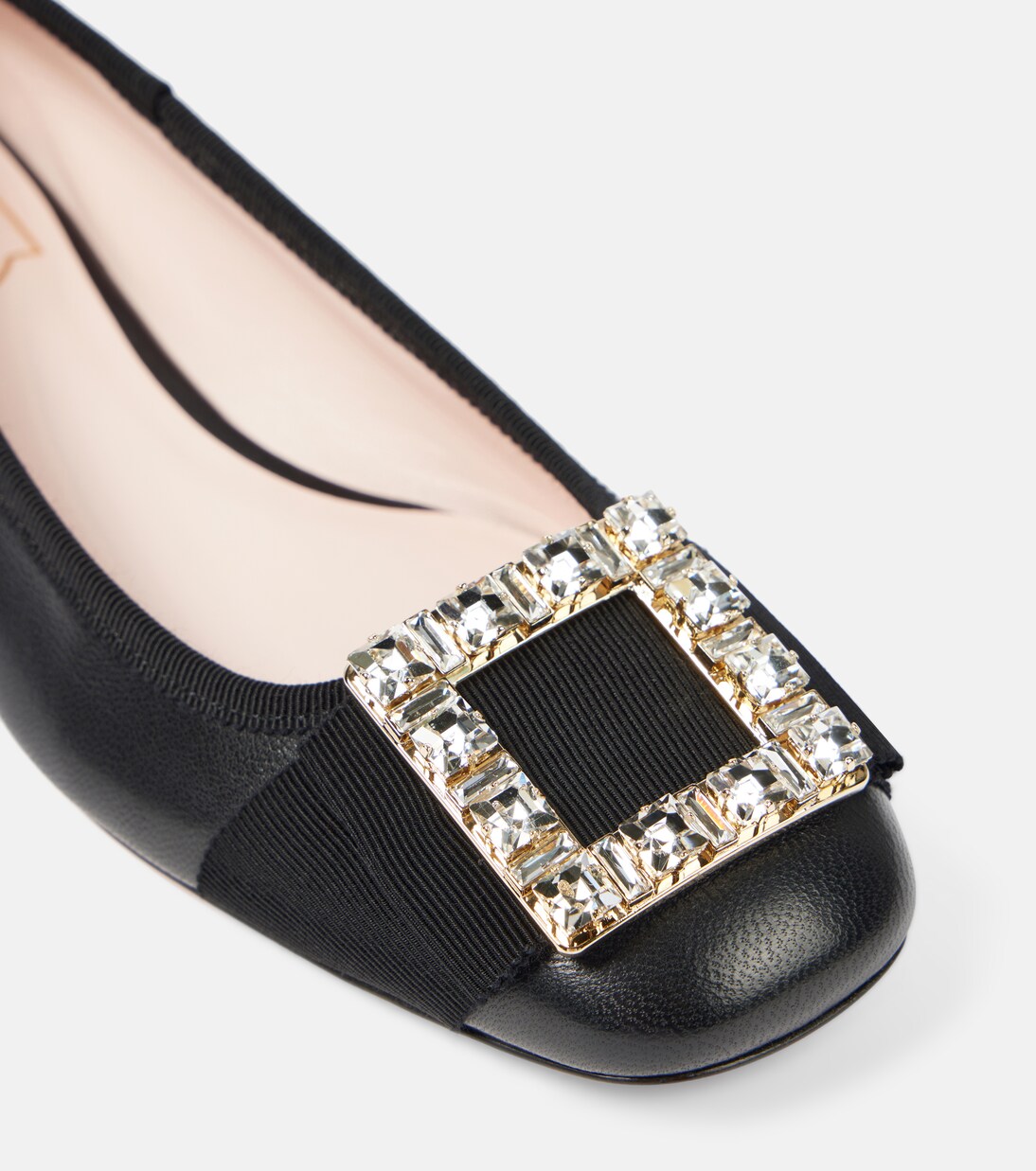 Tres Vivier embellished leather ballet flats | Roger Vivier