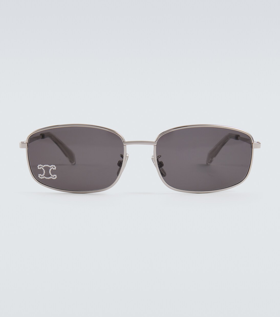 Triomphe Rhinestone 02 rectangular sunglasses | Celine Eyewear