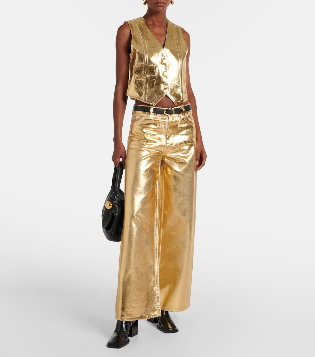 Mid-Rise Wide-Leg Jeans | Ganni