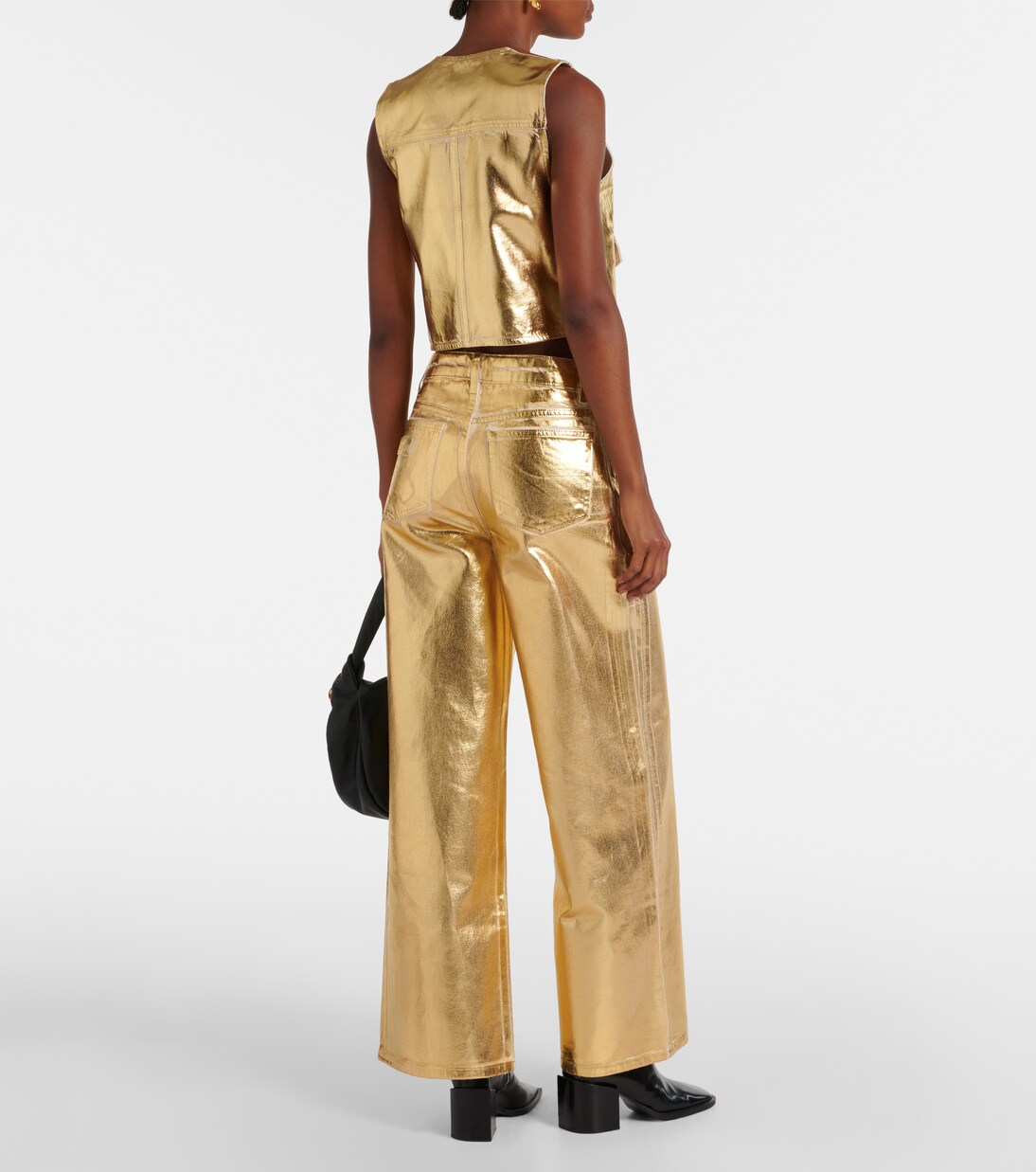 Mid-Rise Wide-Leg Jeans | Ganni