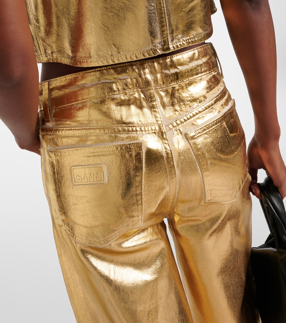 Mid-Rise Wide-Leg Jeans | Ganni