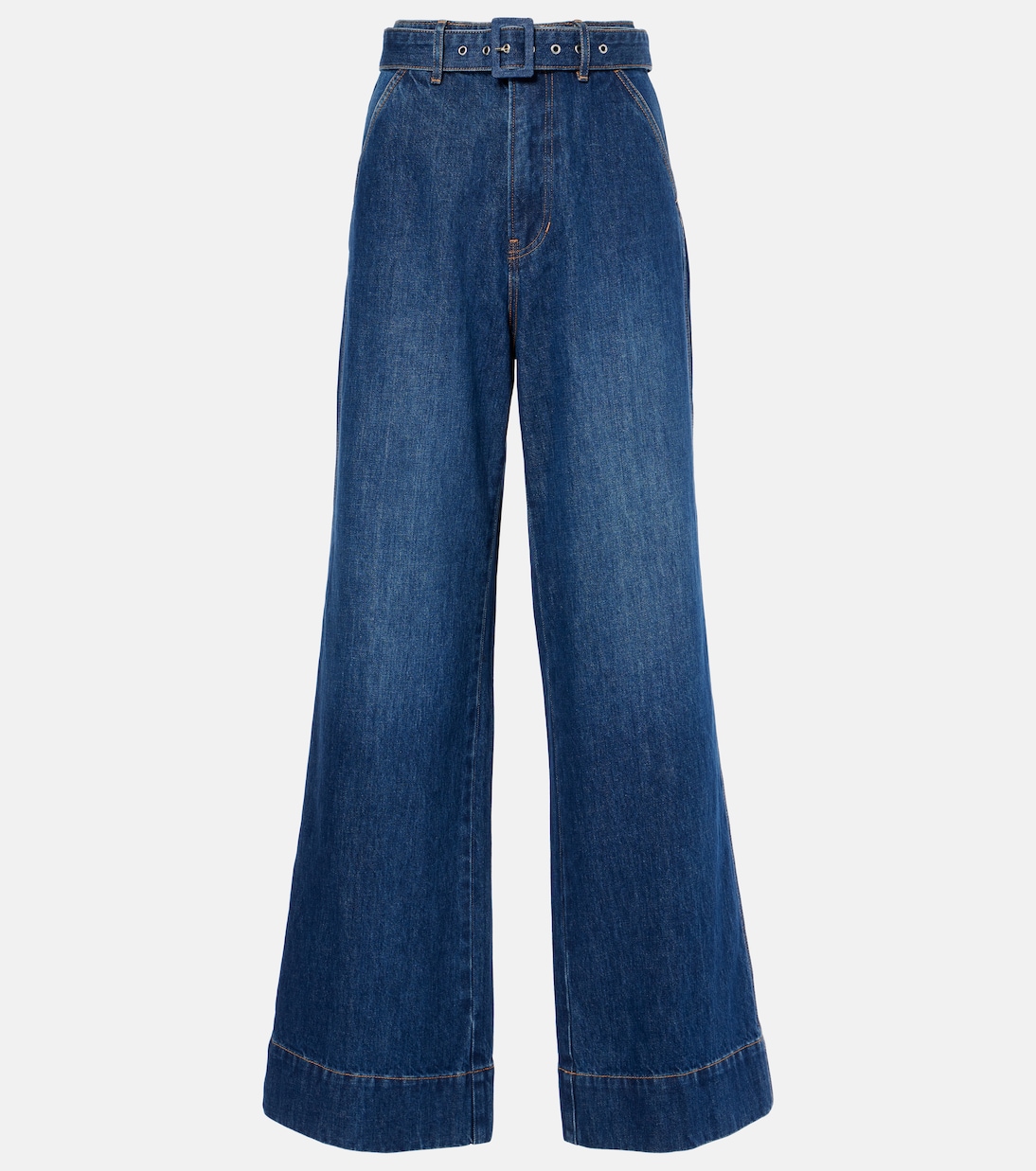 High-Rise Wide-Leg Jeans Taylor | Veronica Beard