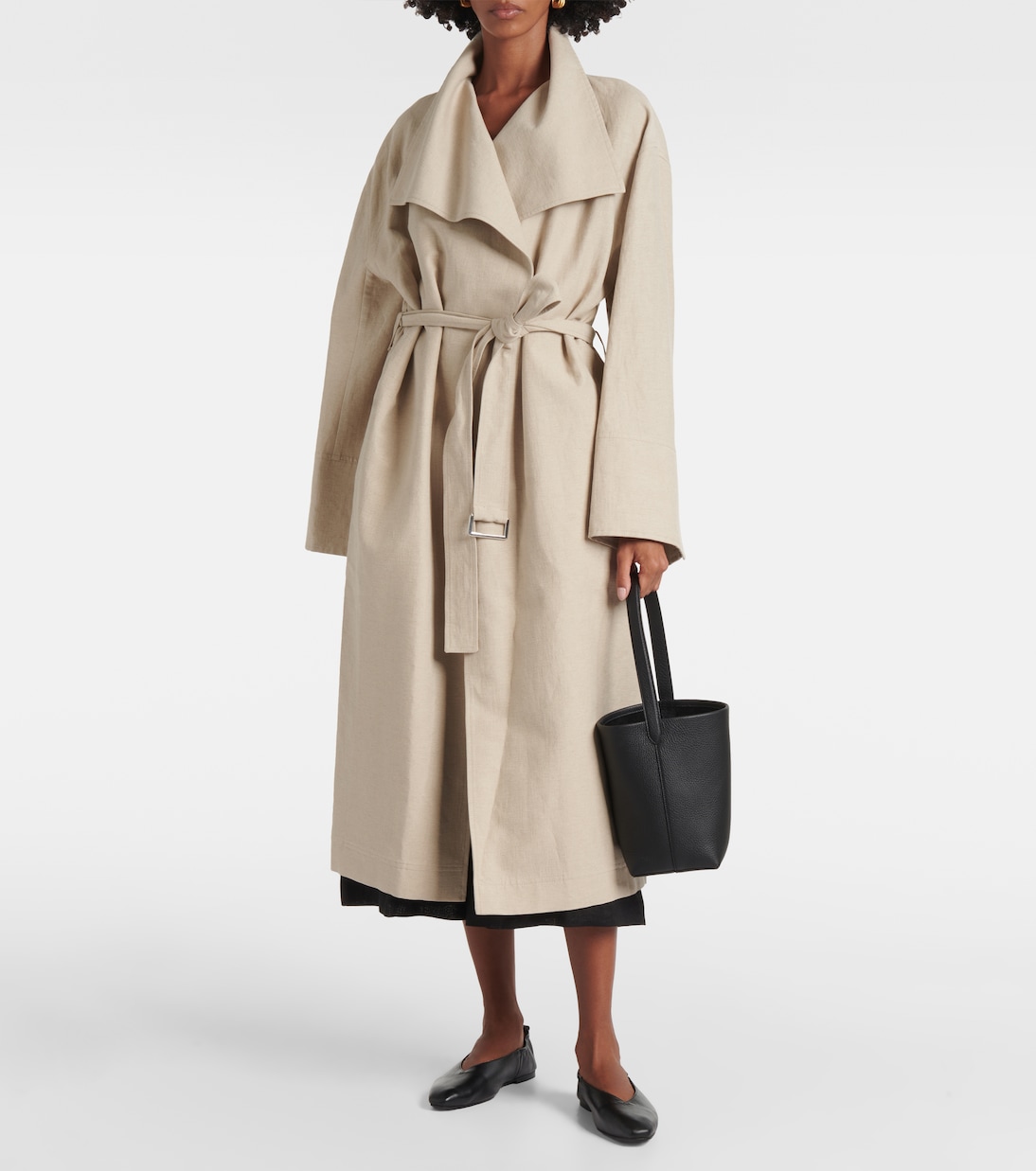 Brie leather ballet flats  | A.Emery