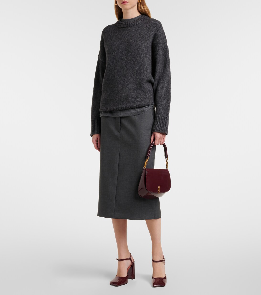 Pumps Charlotte 95 aus Lackleder | Amina Muaddi