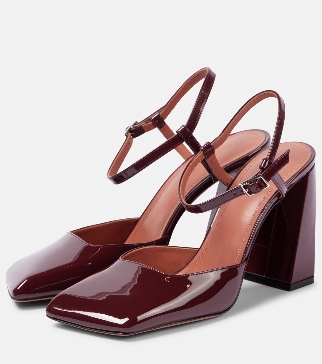 Pumps Charlotte 95 aus Lackleder | Amina Muaddi