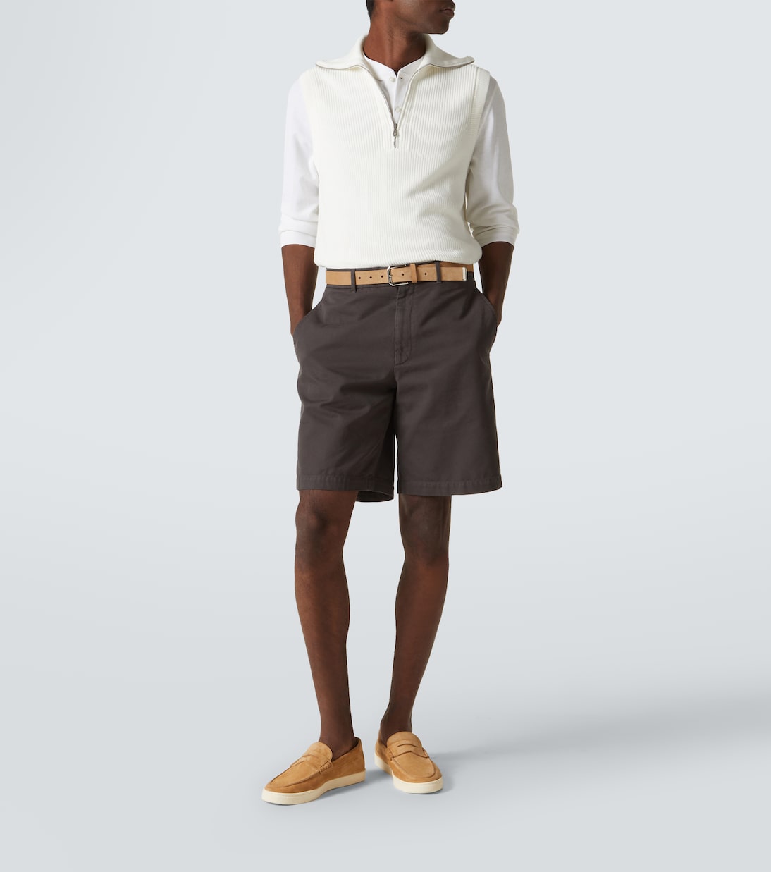 绒面革乐福鞋 | Brunello Cucinelli