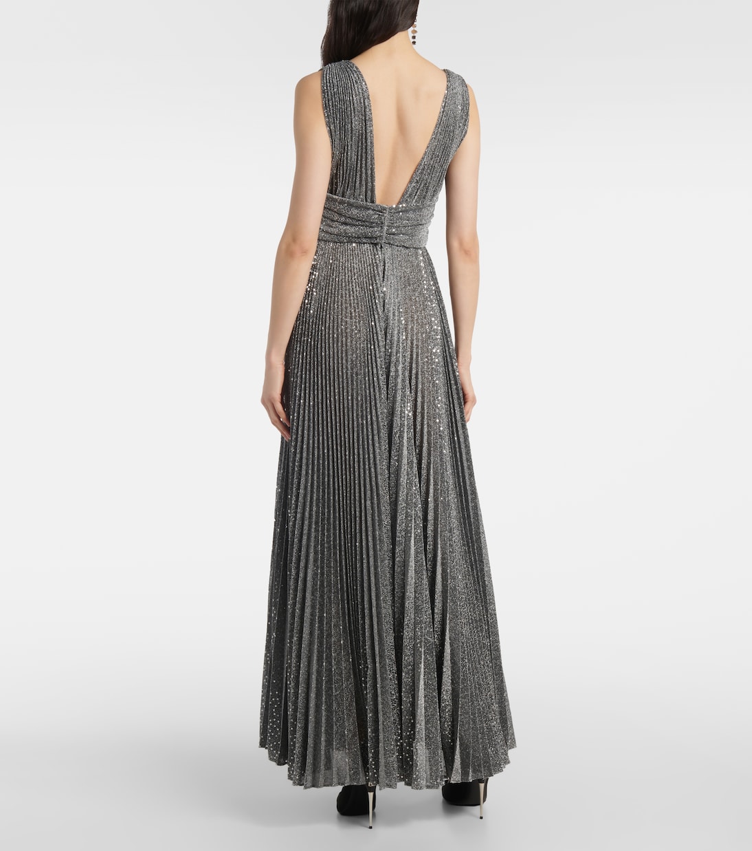 Robe longue métallisée | Dolce&Gabbana