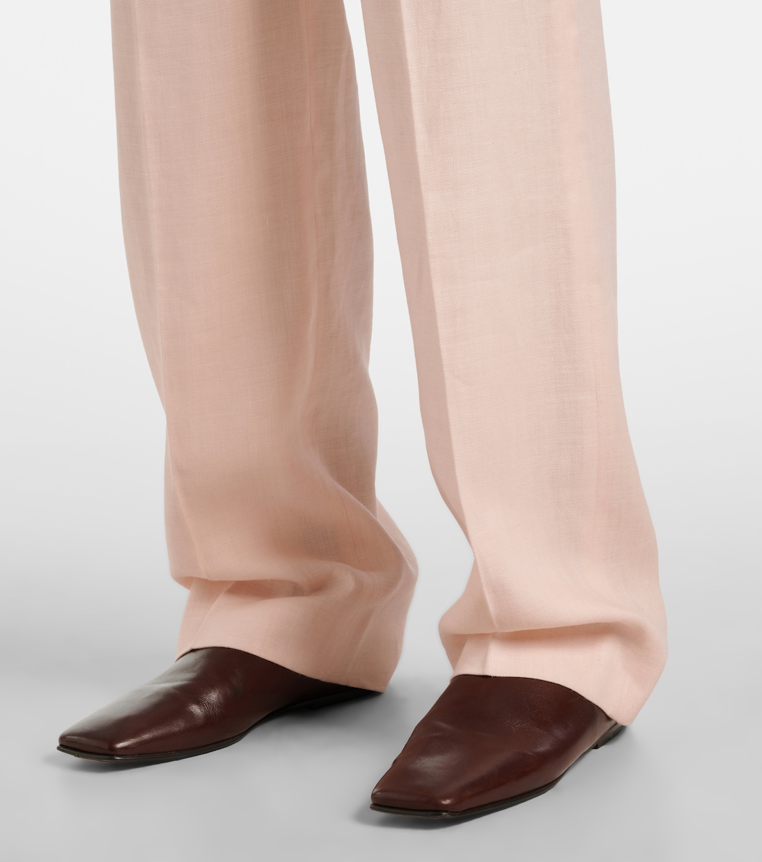 Goldie linen and wool straight pants | Loro Piana