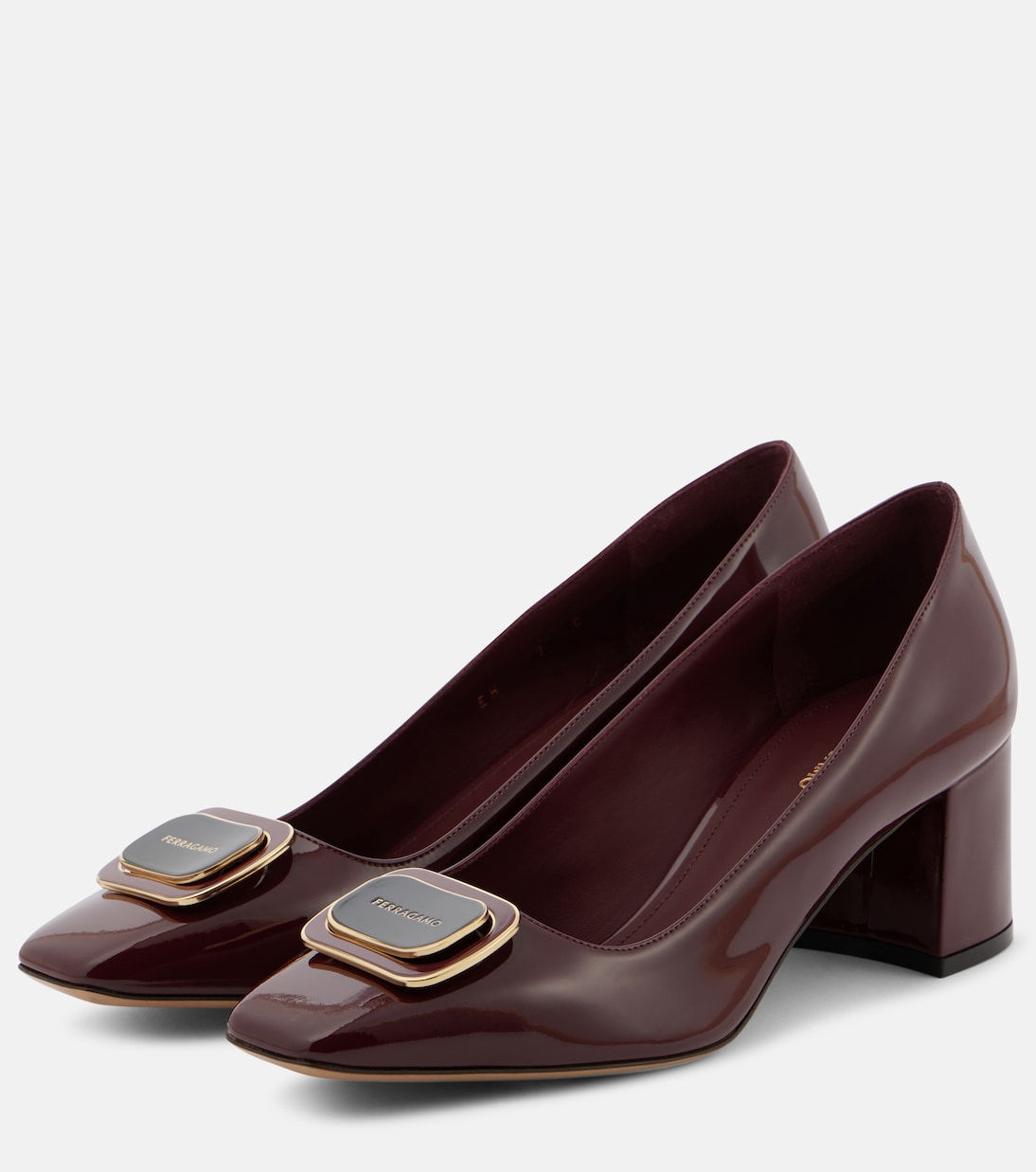Vella 60 patent leather pumps | Ferragamo