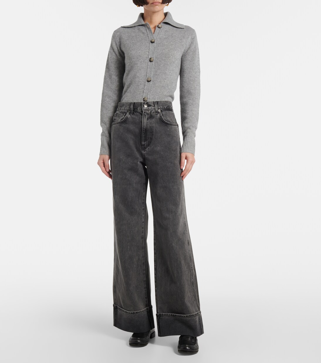 High-Rise Wide-Leg Jeans Taylor | Veronica Beard