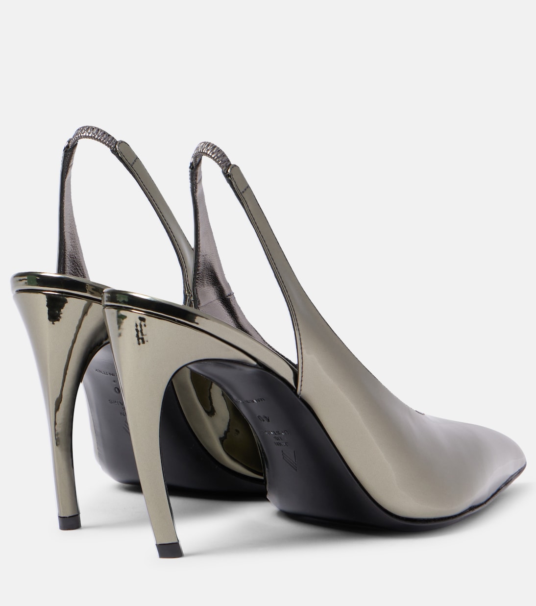 Pumps Viper 95 in PU metallizzato | The Attico
