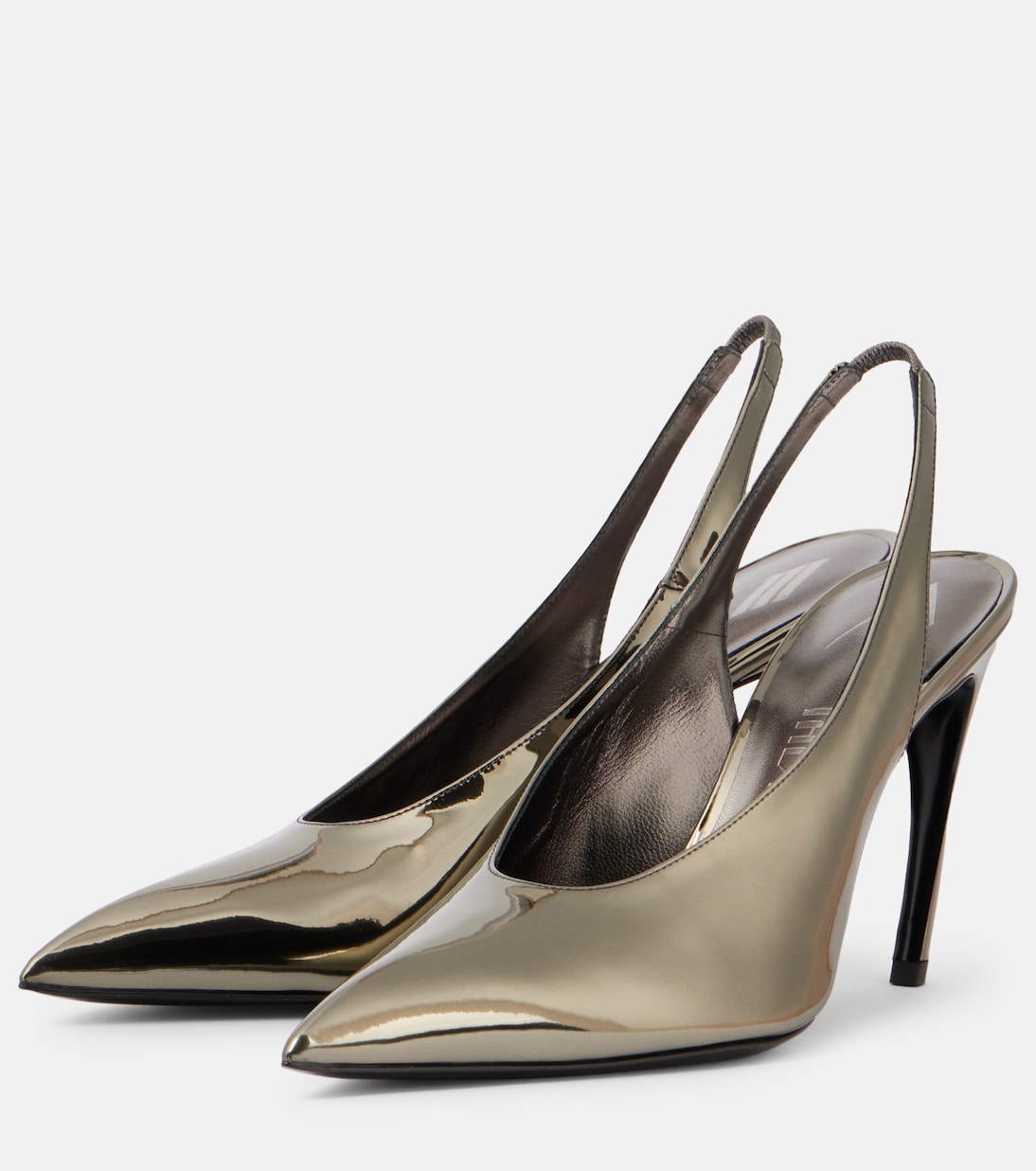 Pumps Viper 95 in PU metallizzato | The Attico