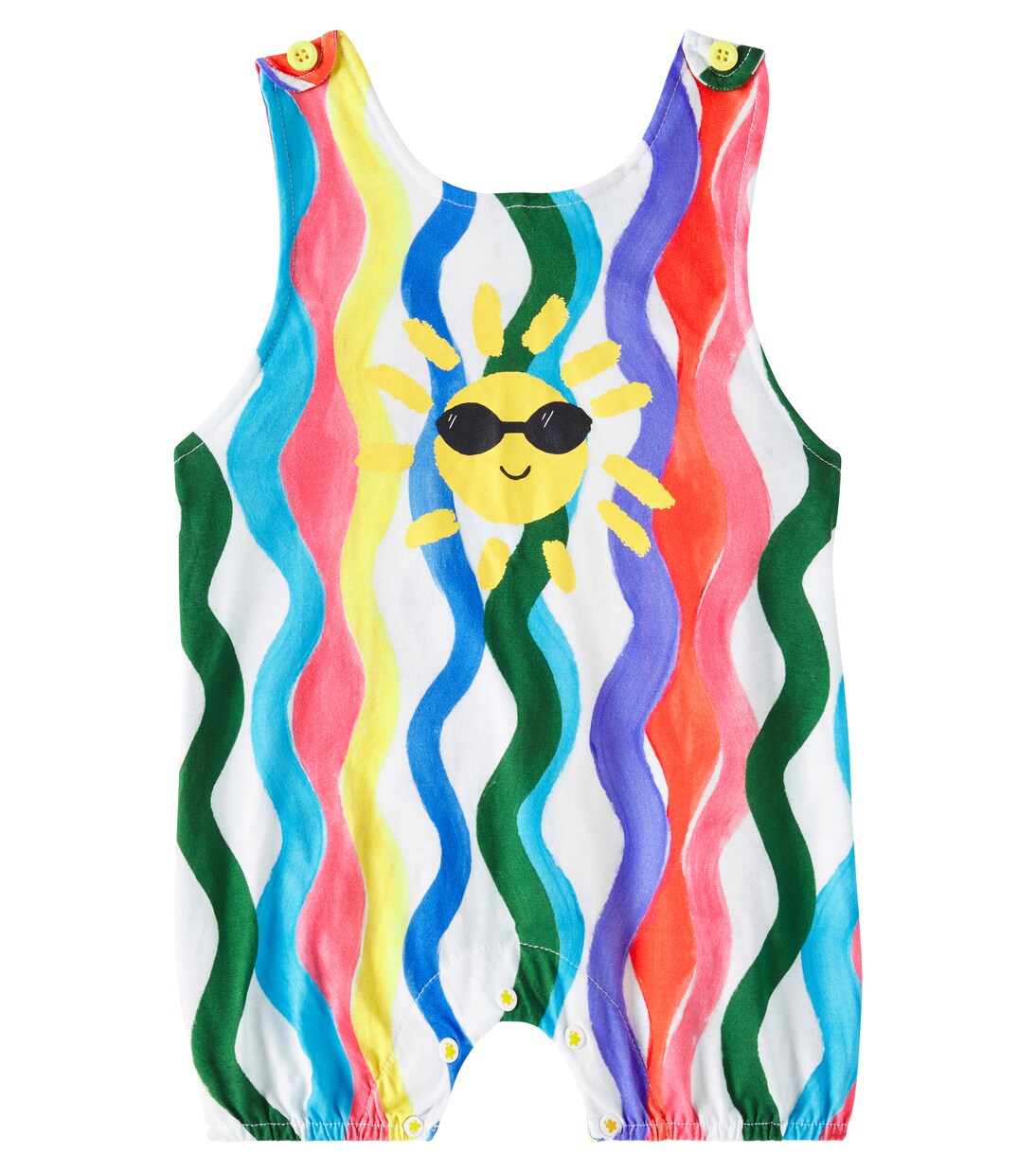 Baby printed cotton romper | Fábula