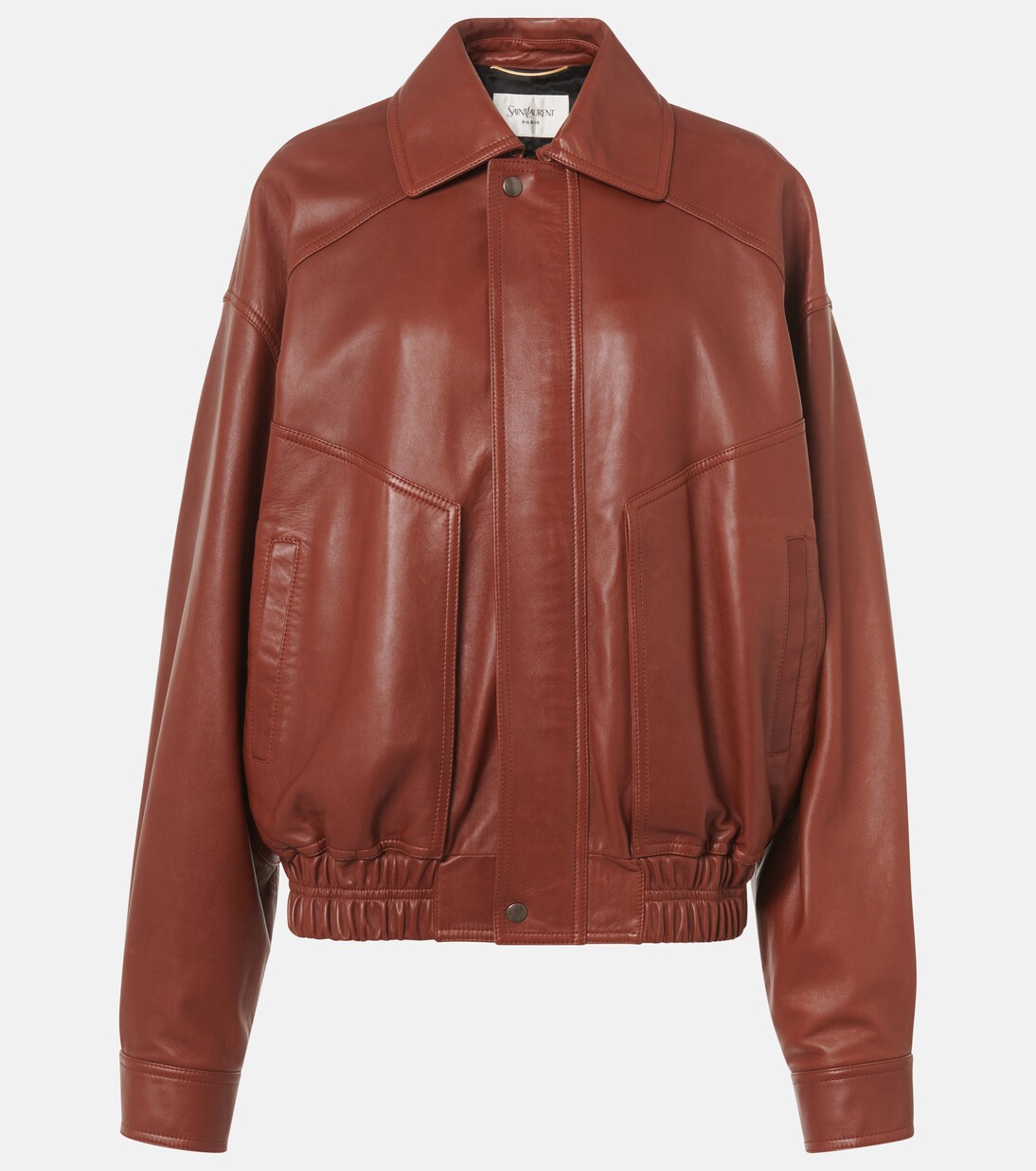 Leather bomber jacket | Saint Laurent