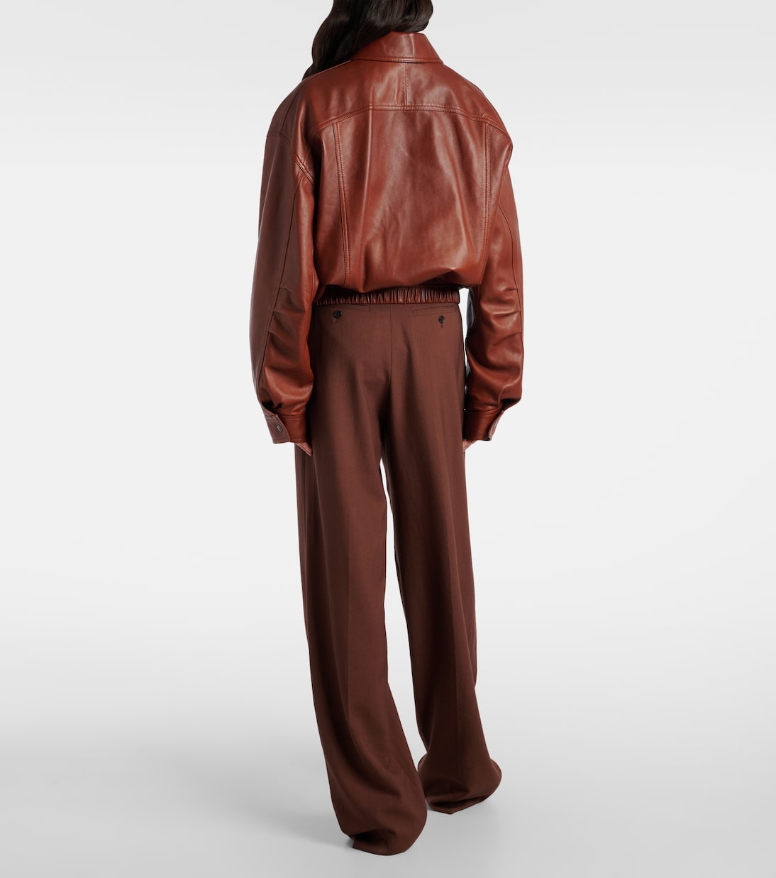 Leather bomber jacket | Saint Laurent