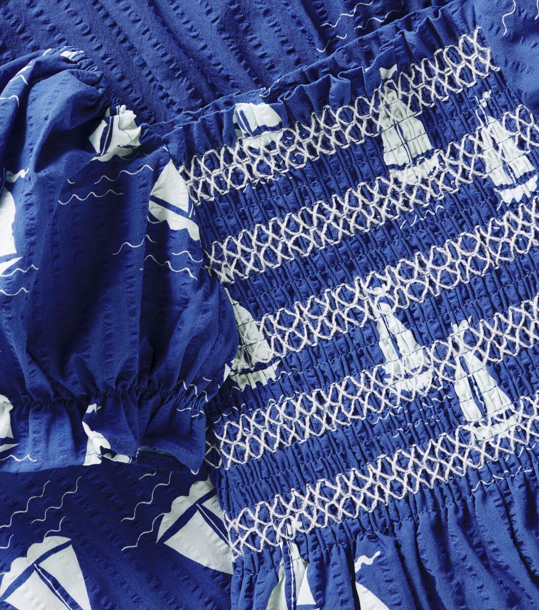 فستان من القطن Sailing Boats | Mini Rodini