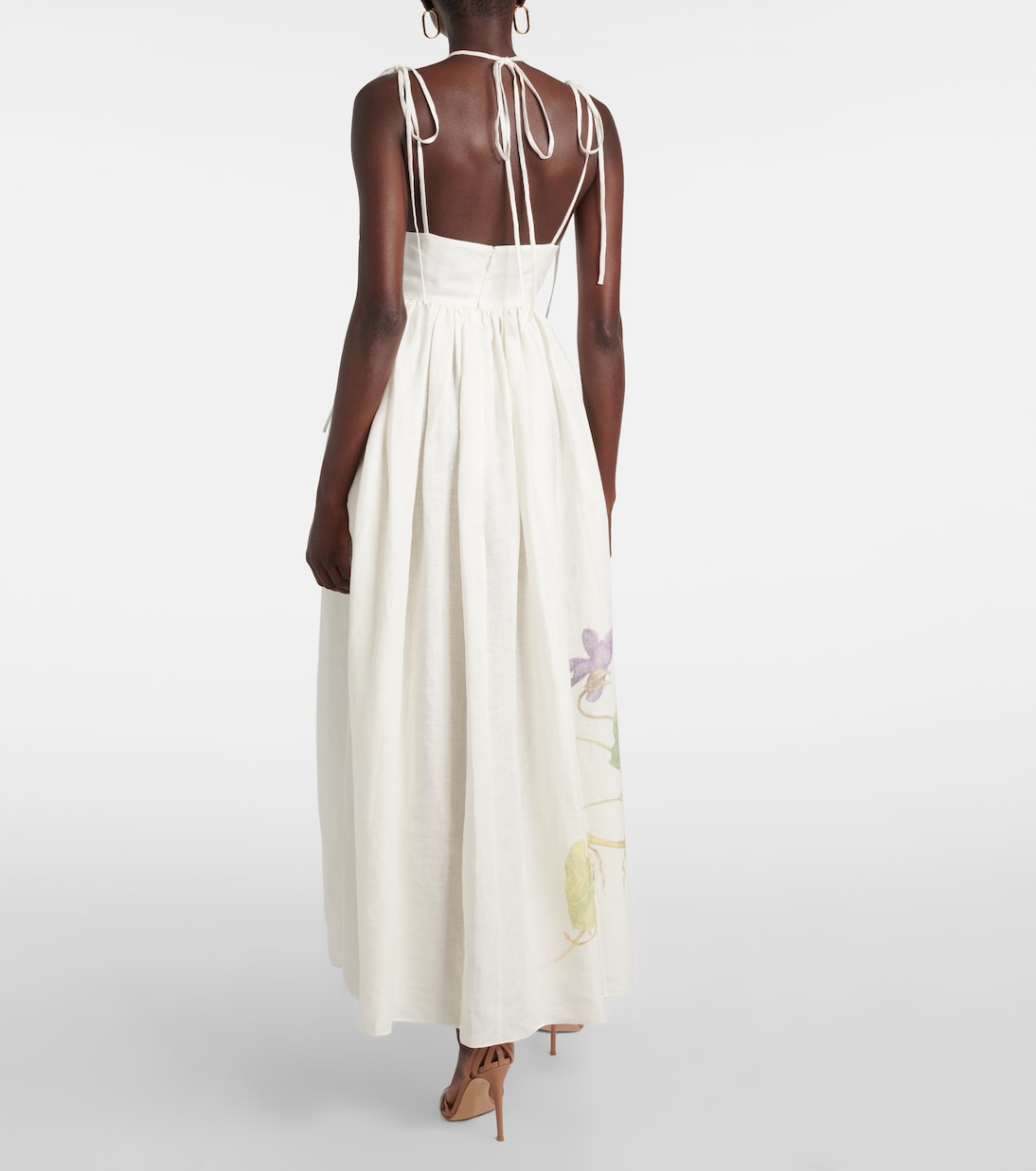 Maxikleid aus Leinen | Erdem