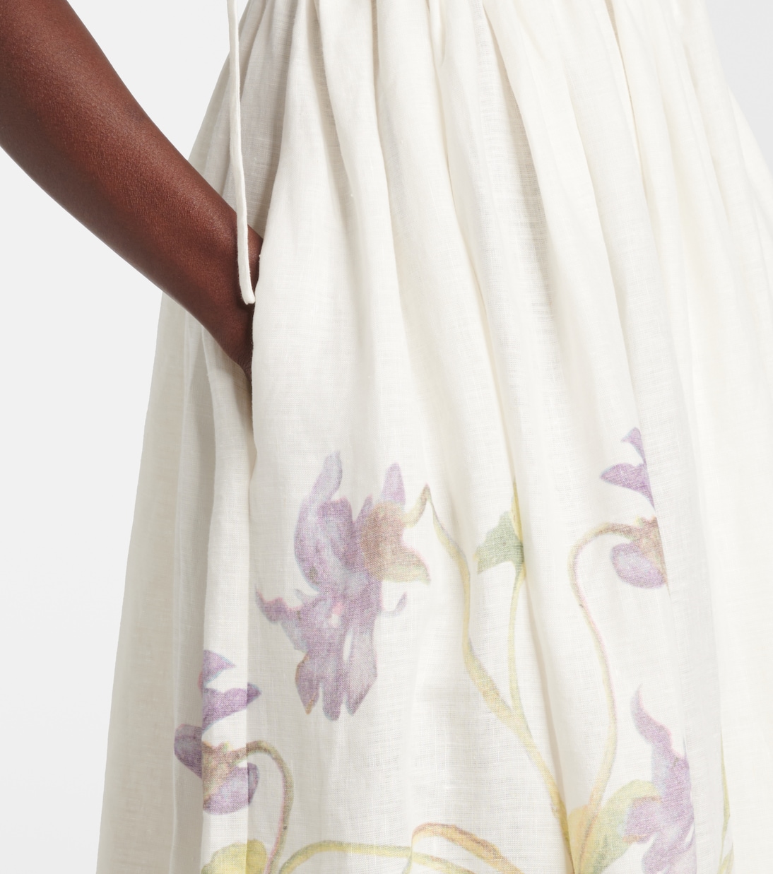 Maxikleid aus Leinen | Erdem