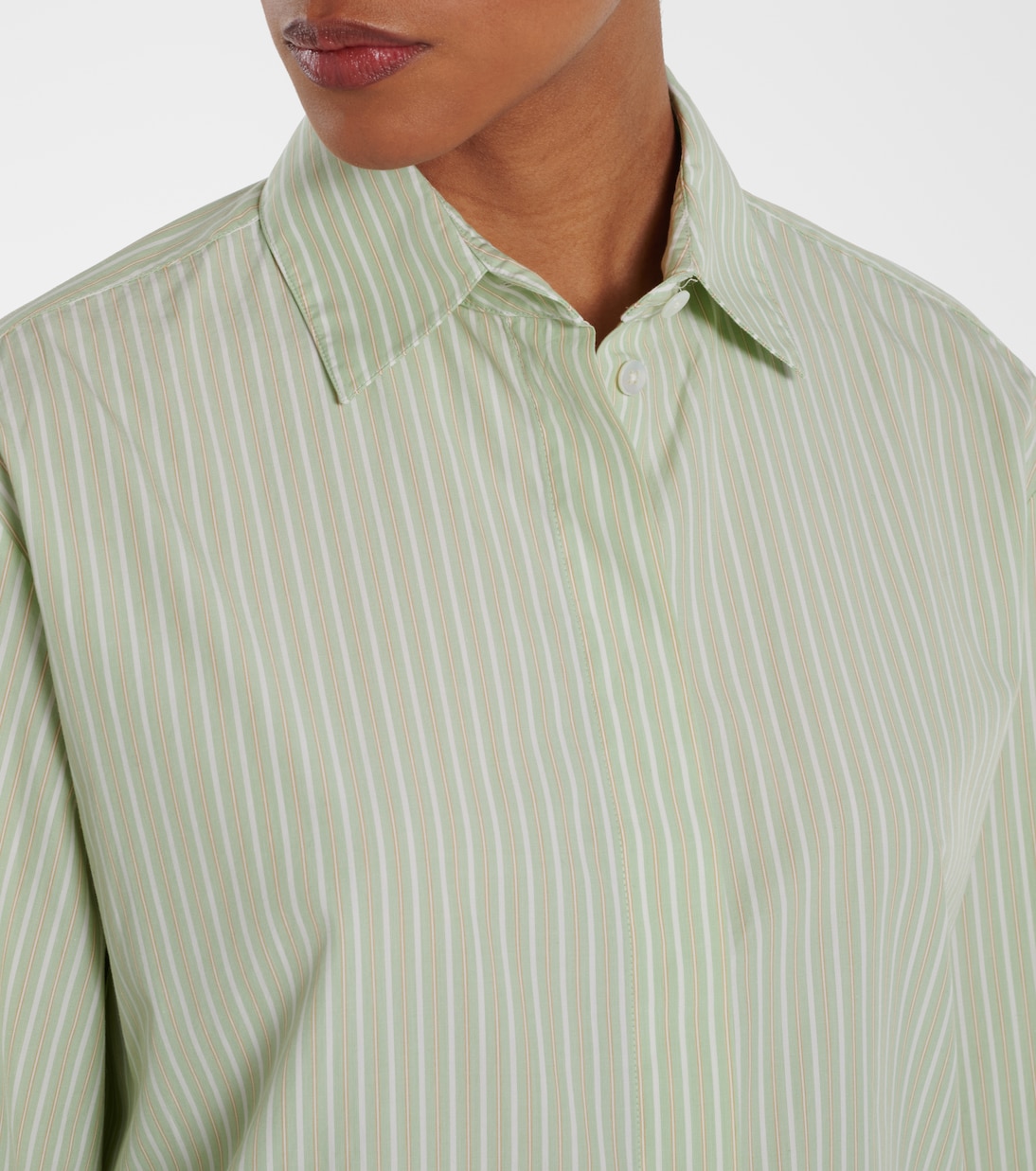 Vanda striped cotton shirt | The Row