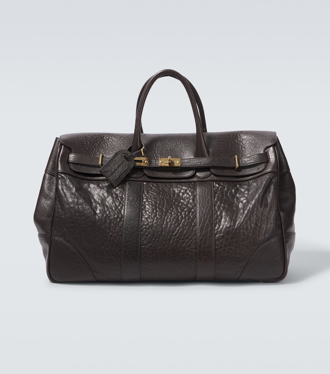 Leather duffel bag | Brunello Cucinelli