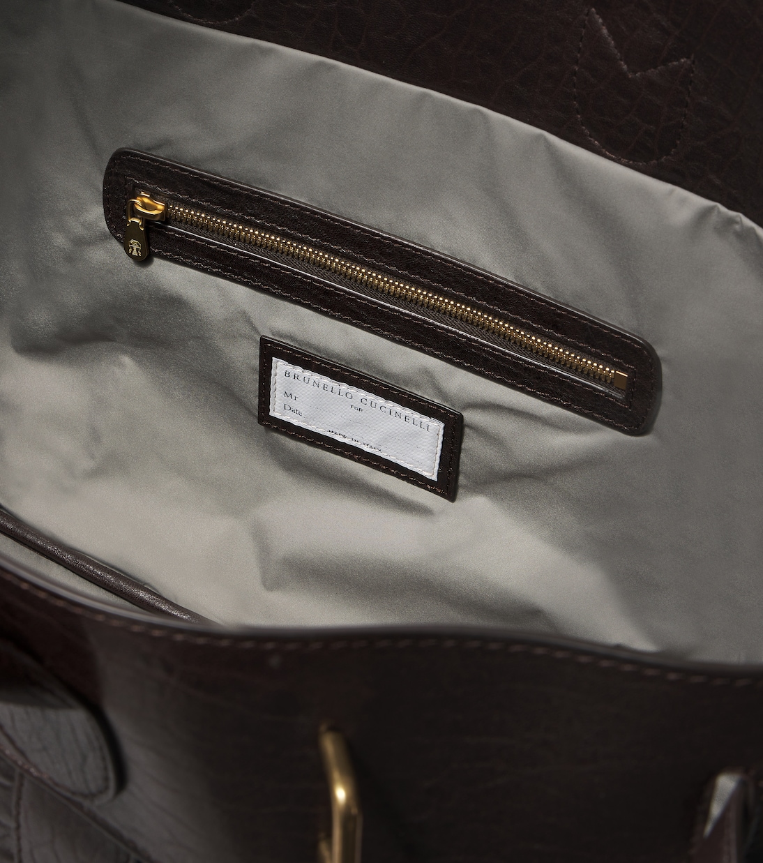 Leather duffel bag | Brunello Cucinelli