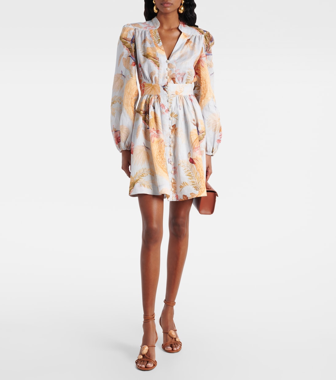 Minikleid Ascension aus Leinen | Zimmermann