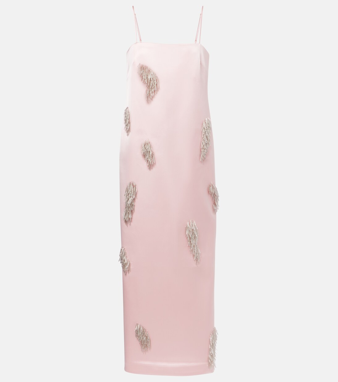 Robe Cindy en satin à ornements | Alémais