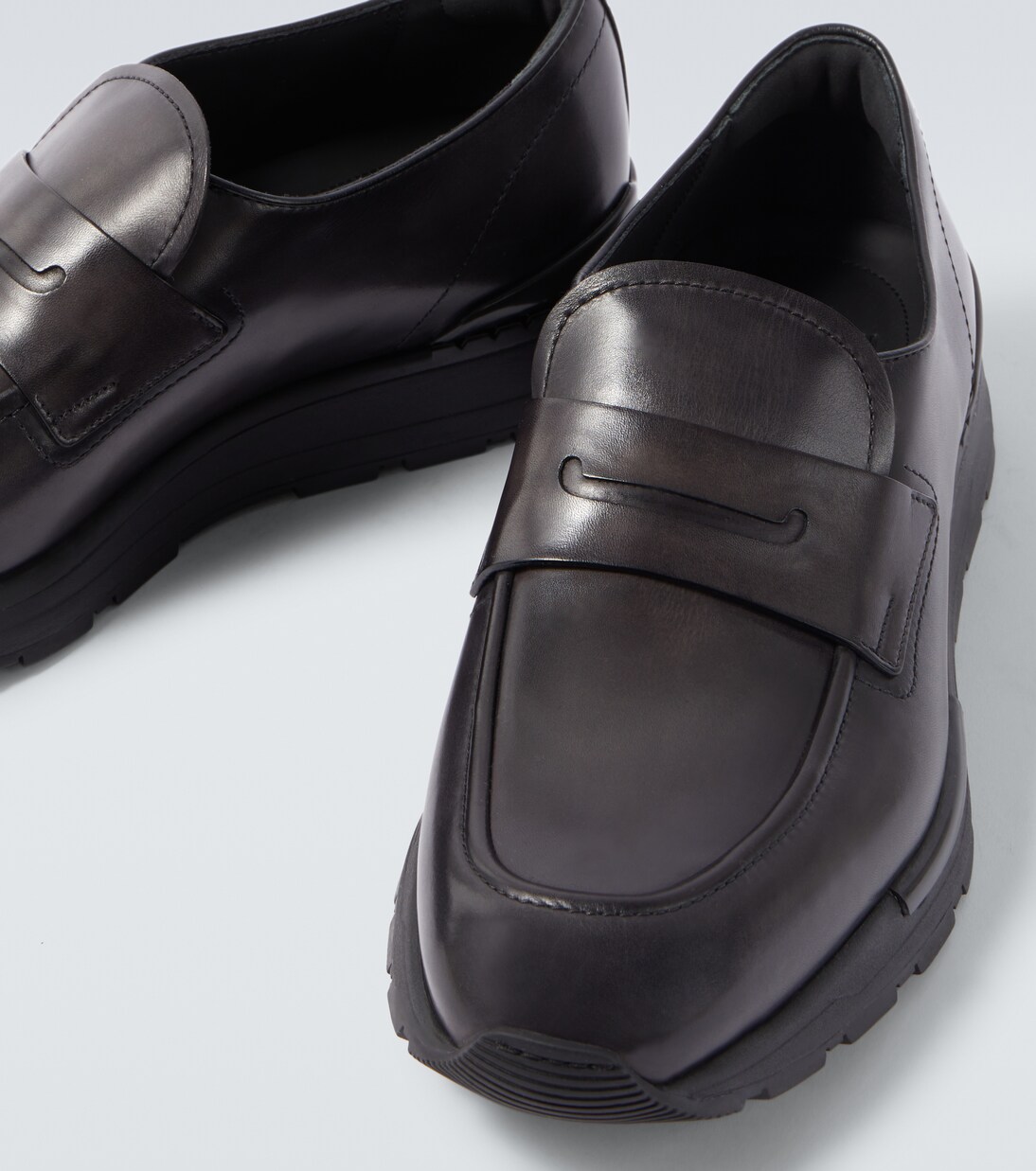 Venezia leather sneakers | Berluti