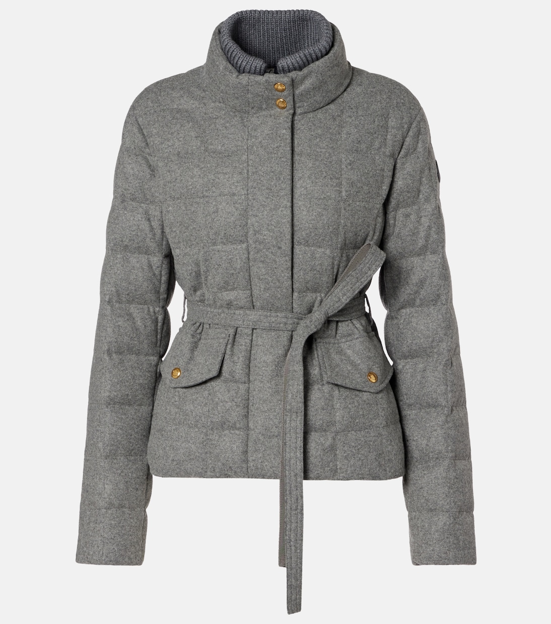 Belted quilted down jacket | Moncler