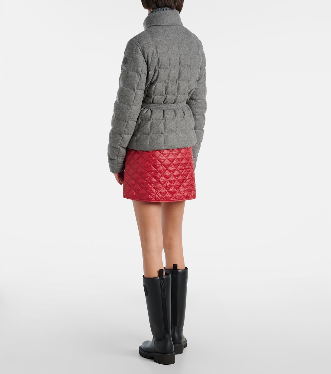 Belted quilted down jacket | Moncler
