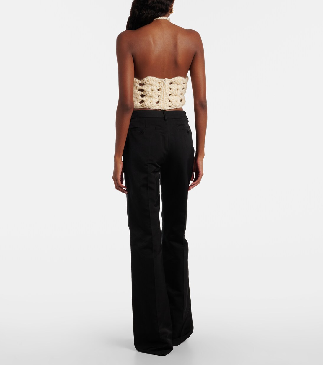 Crochet halterneck top | Magda Butrym