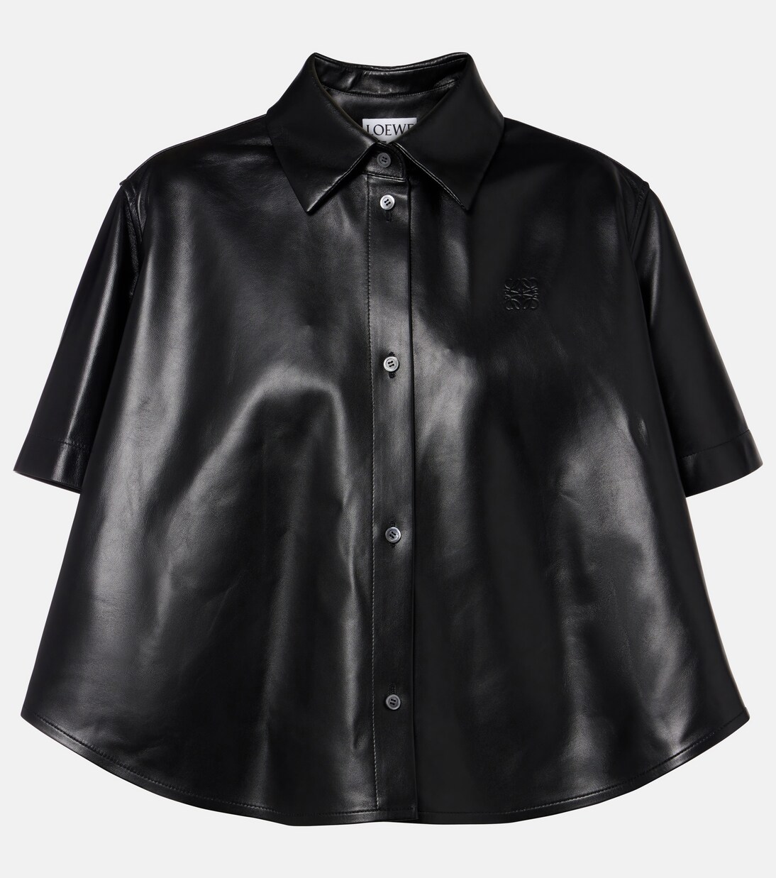 Anagram leather bowling shirt | Loewe