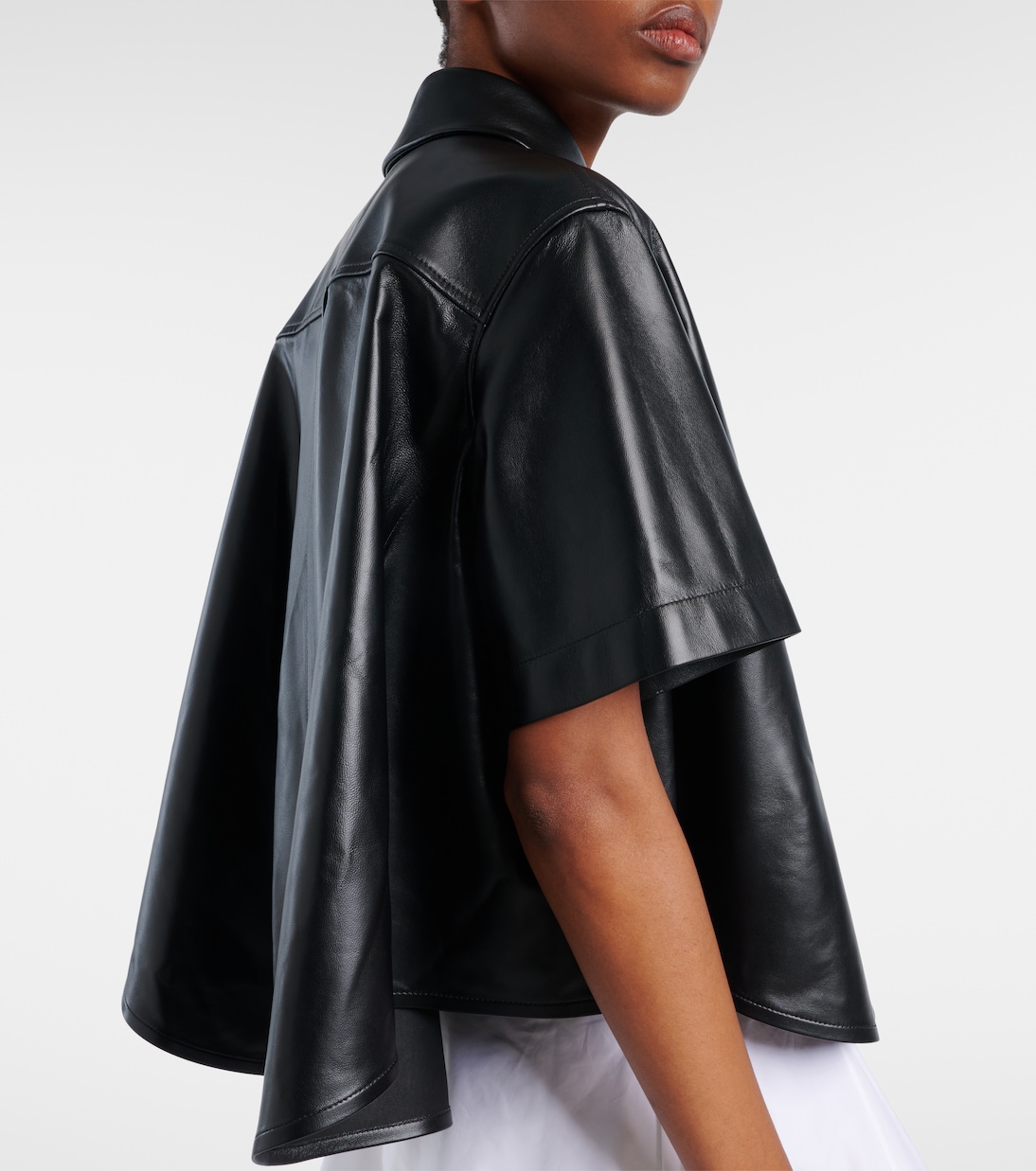 Anagram leather bowling shirt | Loewe