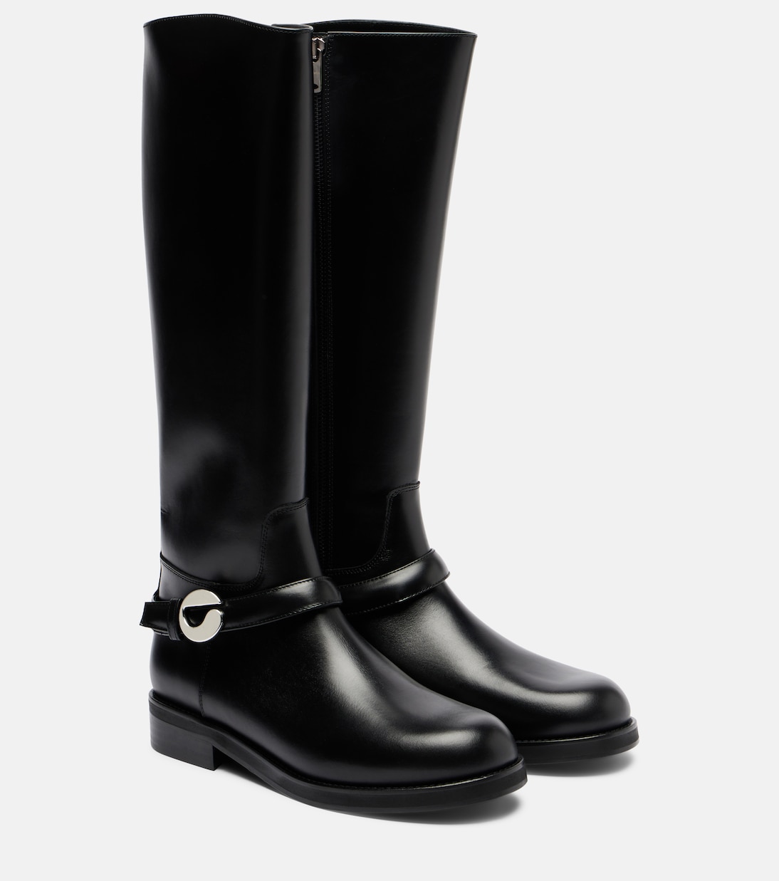 Cavalier leather knee-high boots | Coperni