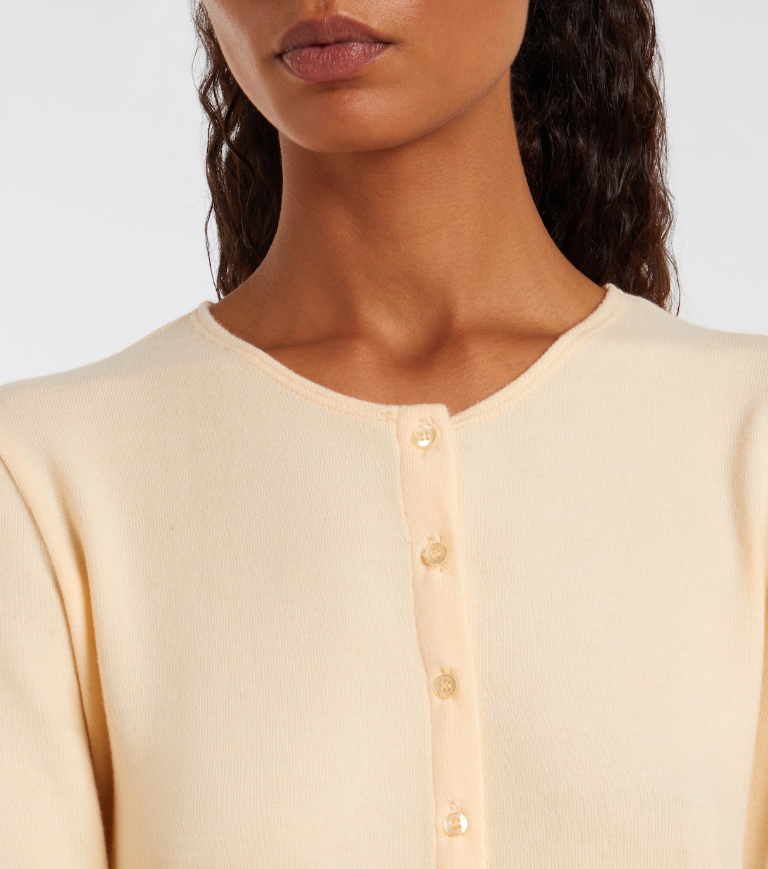 Cropped-Cardigan Lauren aus Jersey | Leset