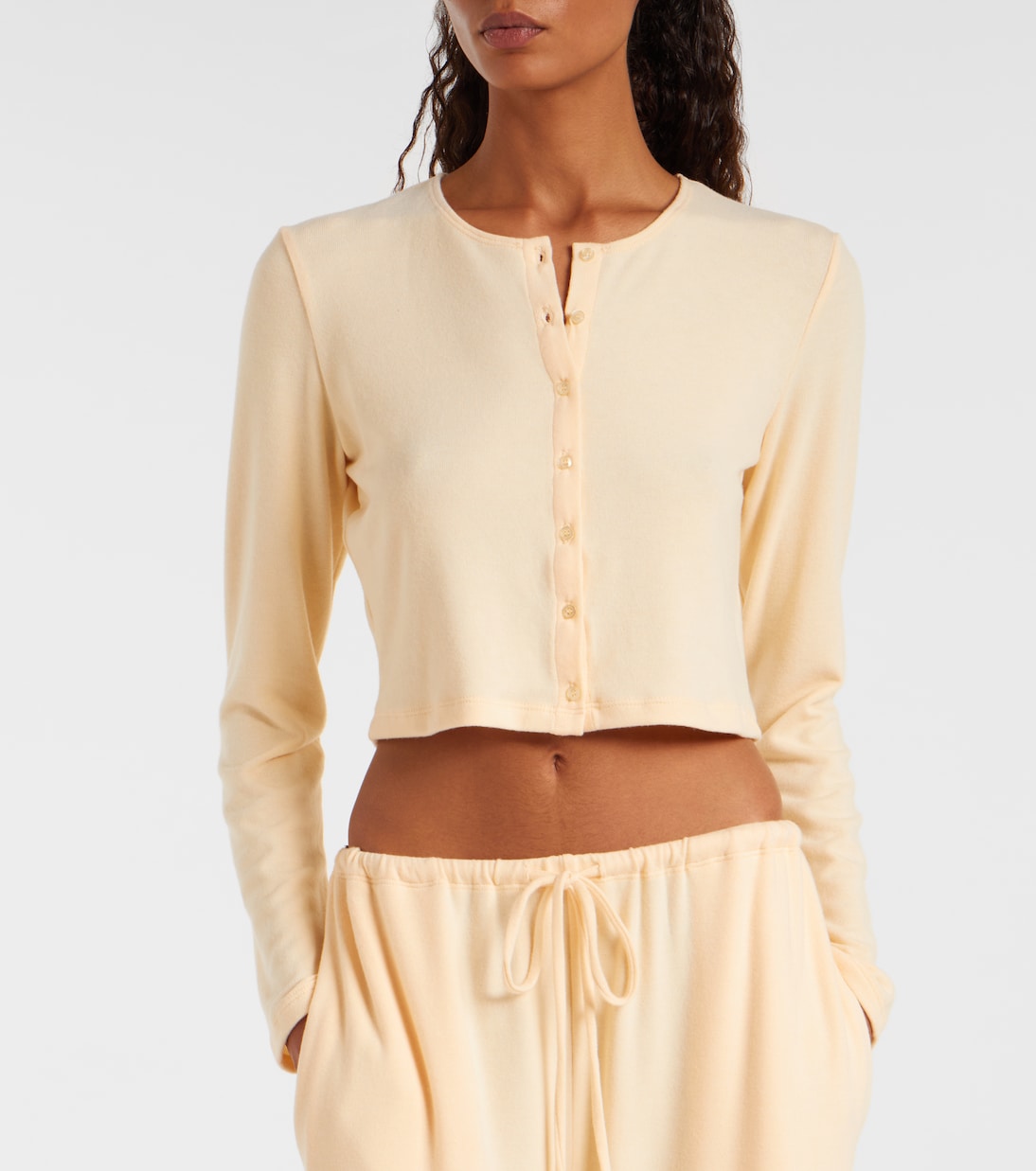 Cropped-Cardigan Lauren aus Jersey | Leset