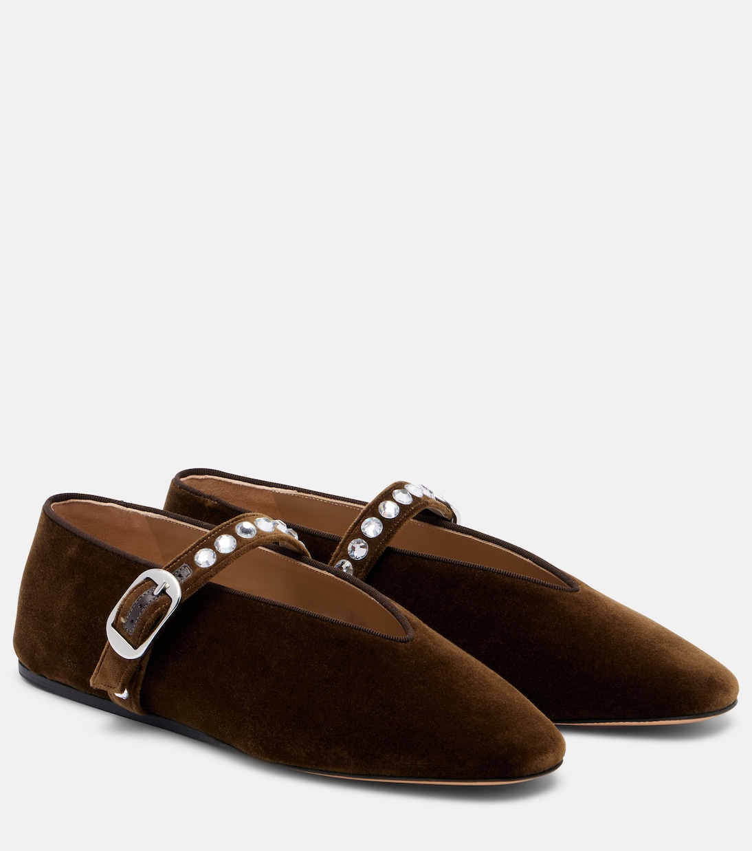 Stella velvet ballet flats | Le Monde Béryl