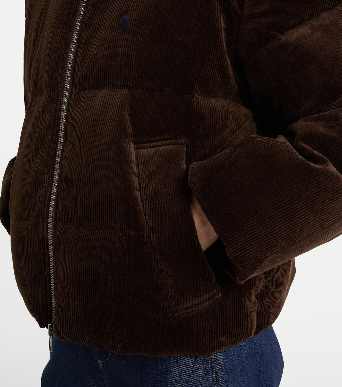 Cotton corduroy down jacket | Polo Ralph Lauren