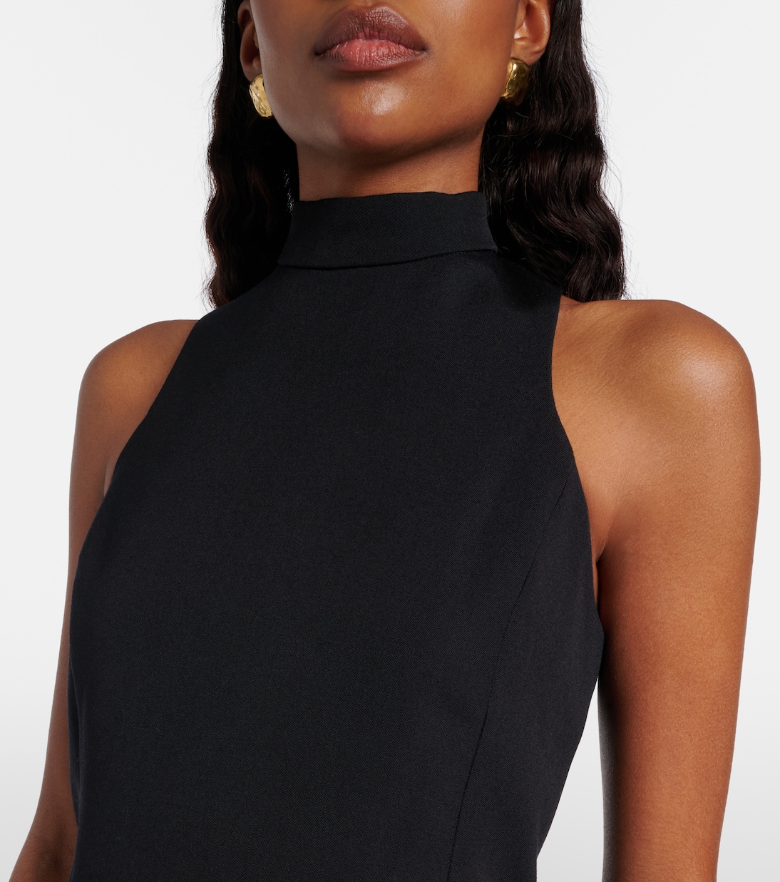 Pleated virgin wool minidress | Balmain