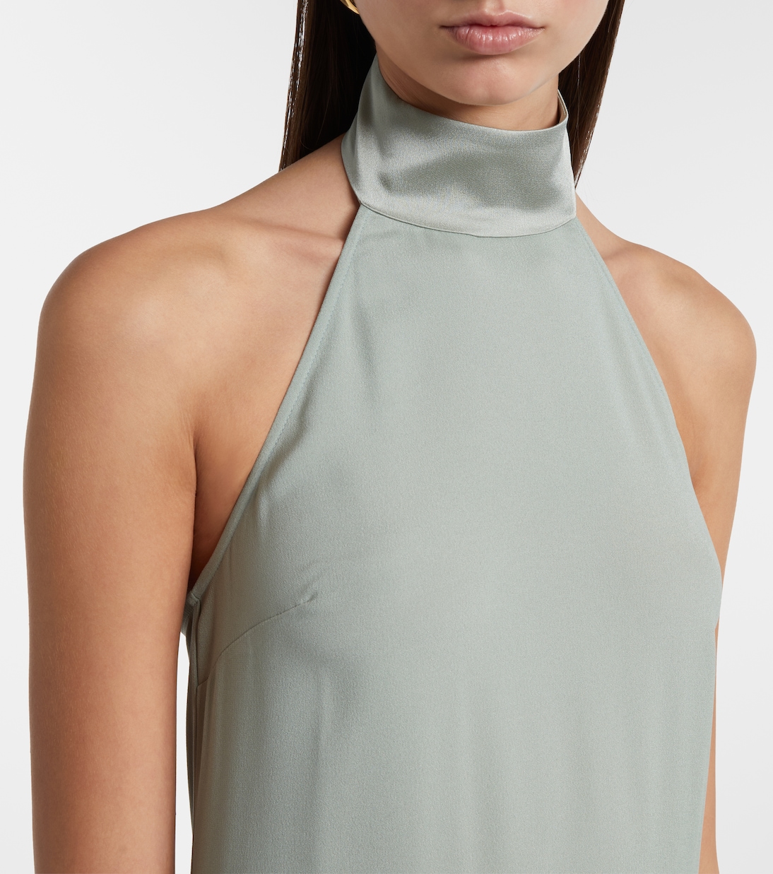 Maxikleid Berlin aus Crêpe-Cady | Taller Marmo