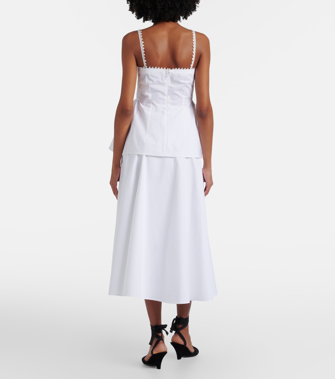 Jupe midi Triangle en coton mélangé | Jacquemus