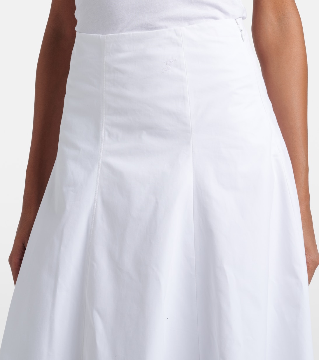 Jupe midi Triangle en coton mélangé | Jacquemus