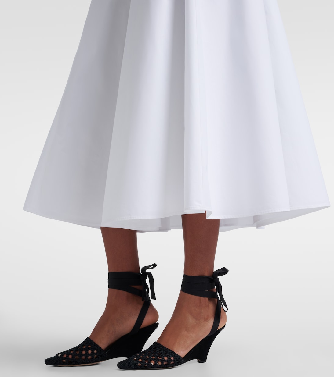 Jupe midi Triangle en coton mélangé | Jacquemus