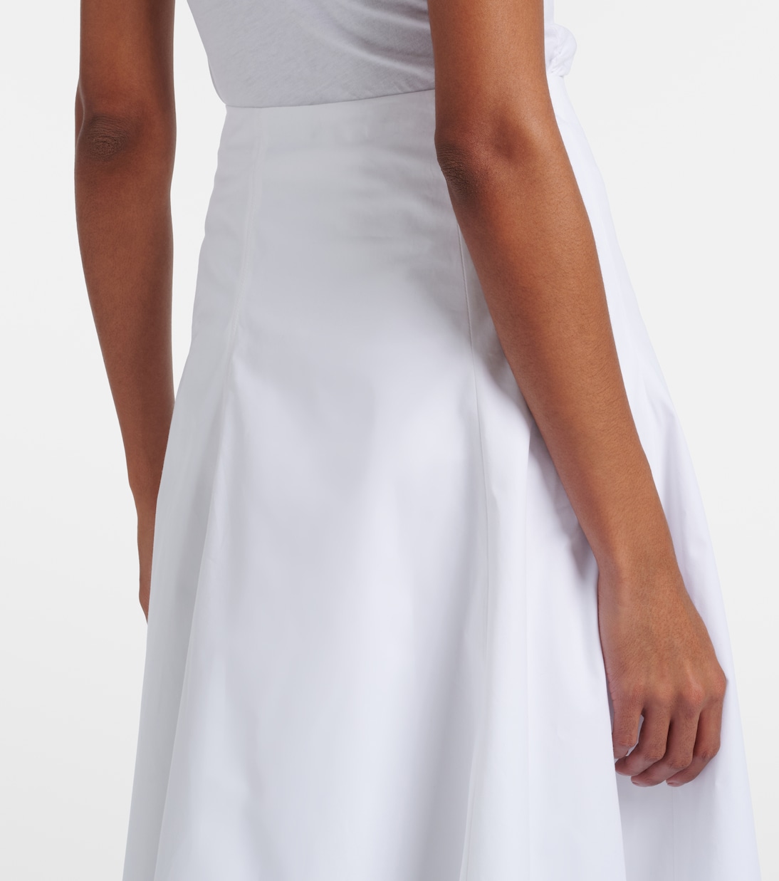 Jupe midi Triangle en coton mélangé | Jacquemus