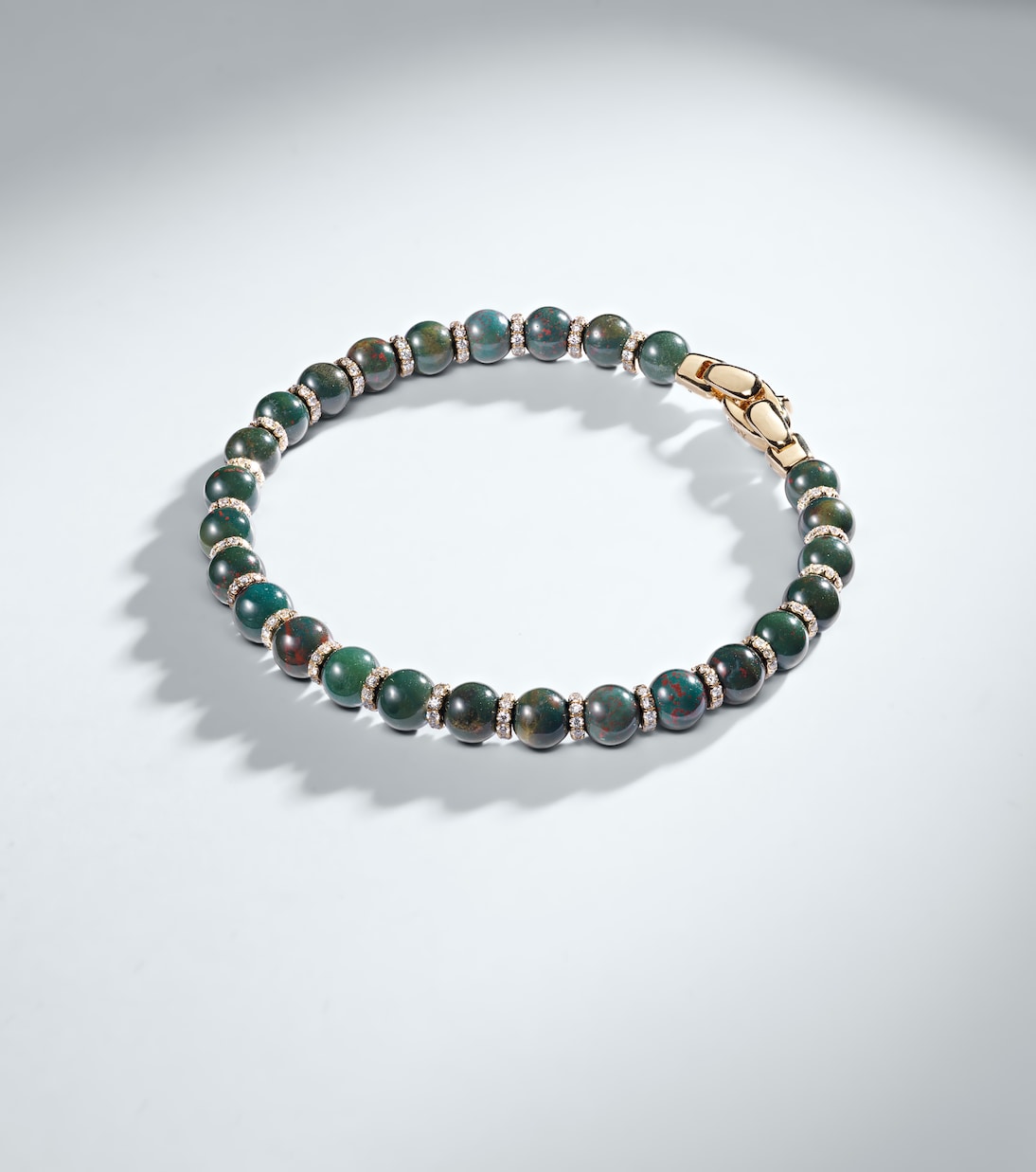 Armband Spiritual Beads aus Hämatit mit 18kt Gelbgold und Diamanten | David Yurman