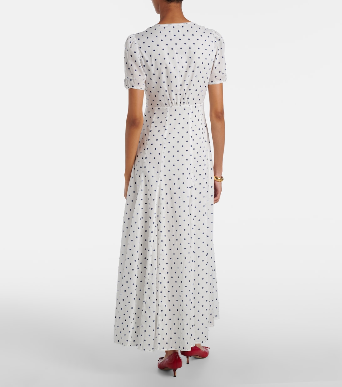 Paloma polka-dot maxi dress | Posse
