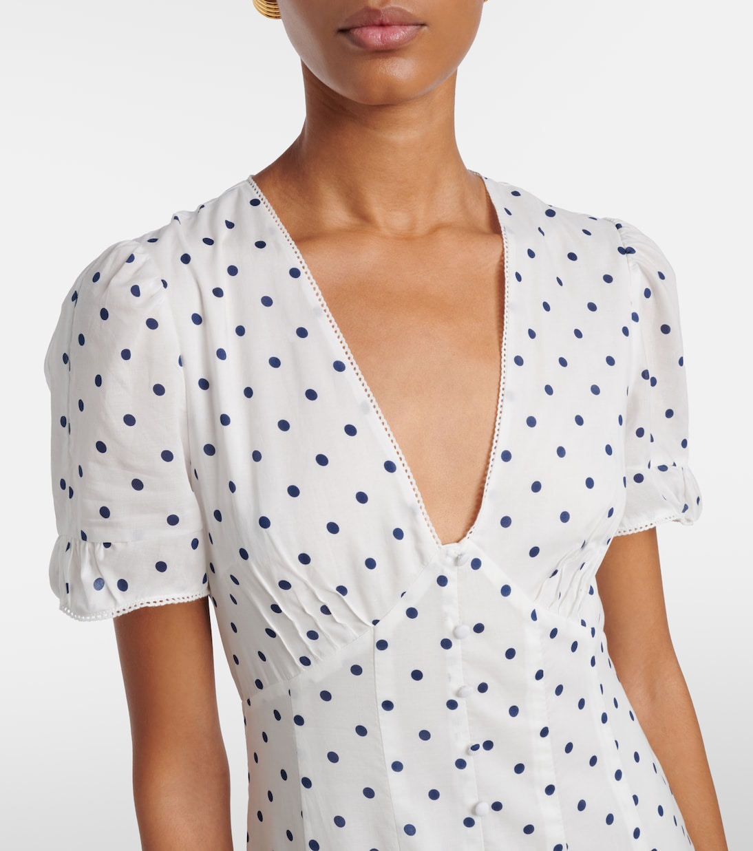 Paloma polka-dot maxi dress | Posse